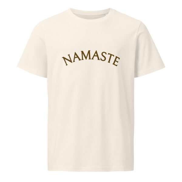 Namaste, yoga, woman, zen, Unisex organic mid-light t-shirt - Image 5