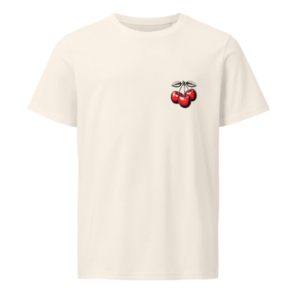 Cherries on top, woman, Unisex organic mid-light t-shirt - Image 2