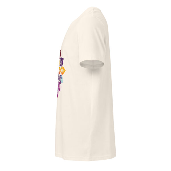 Yoga flower , zen, yoga, Unisex organic mid-light t-shirt - Image 3
