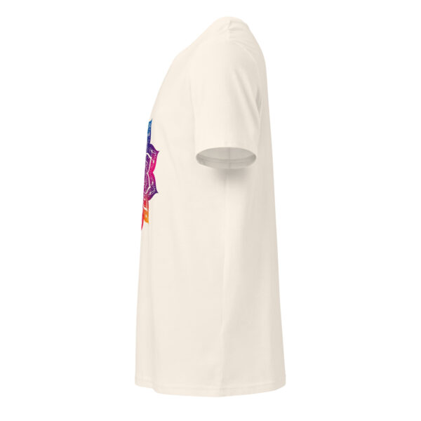 Yoga flower 02, zen, yoga, Unisex organic mid-light t-shirt - Image 3