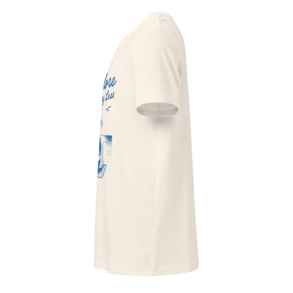 Beach More Worry less, summer, boat,  Unisex organic mid-light t-shirt - Image 4