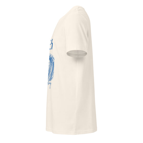 Catch waves not feelings, beach, summer, boat, Unisex organic mid-light t-shirt - Image 4