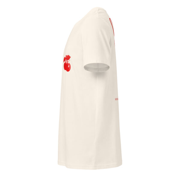Cherry vibes only, woman, cherries, Unisex organic mid-light t-shirt - Image 3