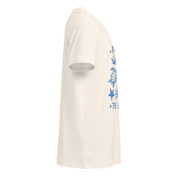 Respect the locals, summer, beach, boat, Unisex organic mid-light t-shirt - Image 5