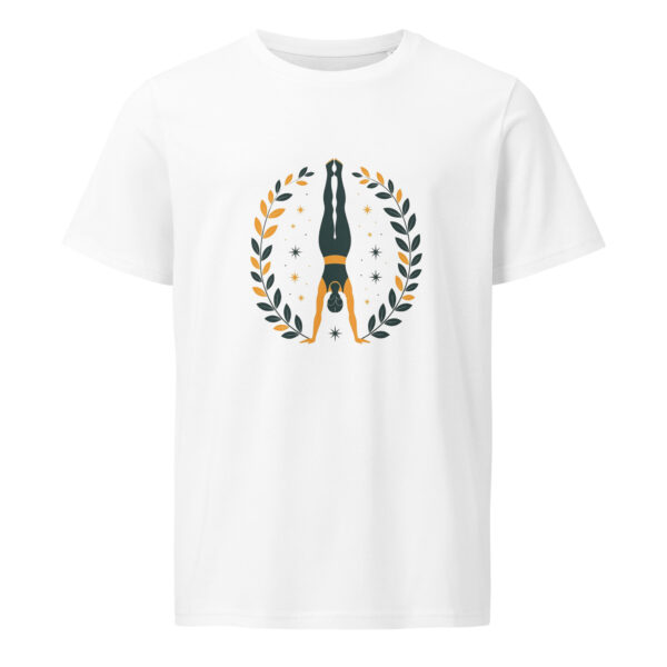 Yoga Upside Down, Unisex organic mid-light t-shirt - Image 5