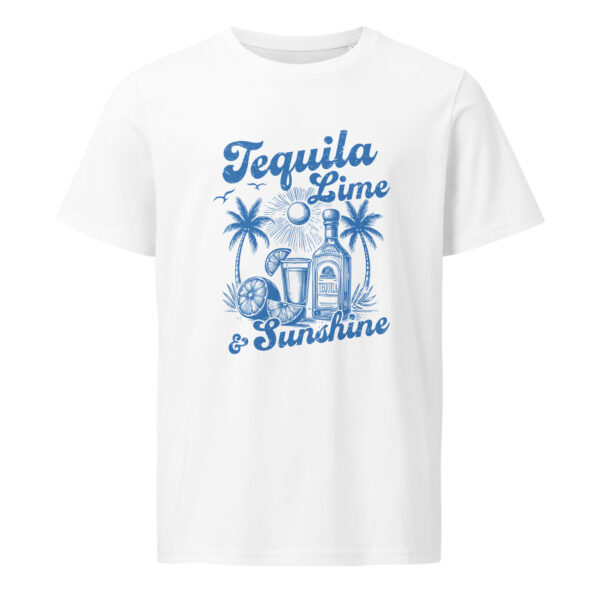 Tequila lime Sunshine, summer, beach, Unisex organic mid-light t-shirt