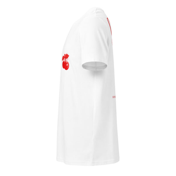 Cherry vibes only, woman, cherries, Unisex organic mid-light t-shirt - Image 7