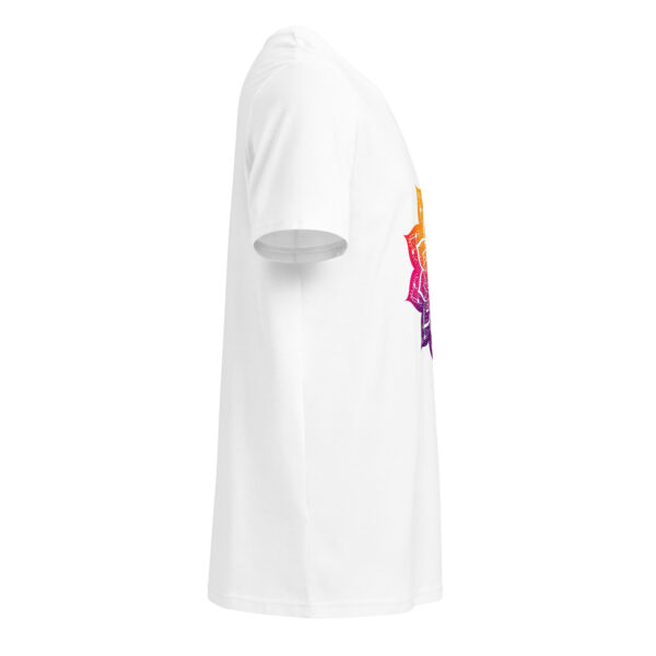Yoga flower 02, zen, yoga, Unisex organic mid-light t-shirt - Image 8