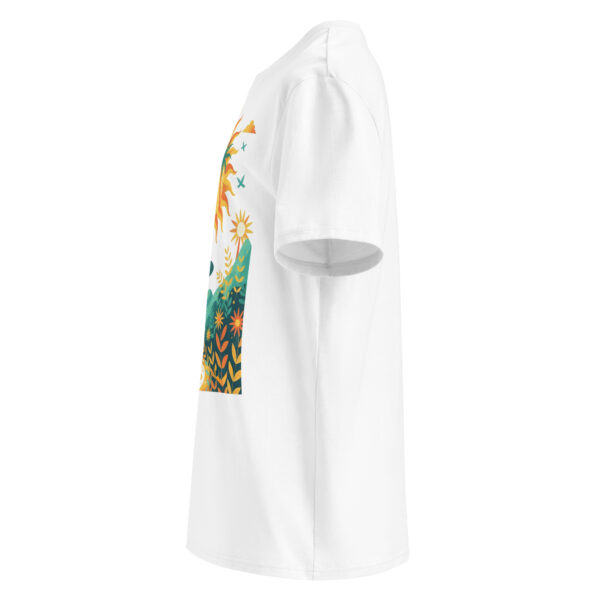 Yoga nature, zen, Unisex organic ribbed neck t-shirt - Image 7