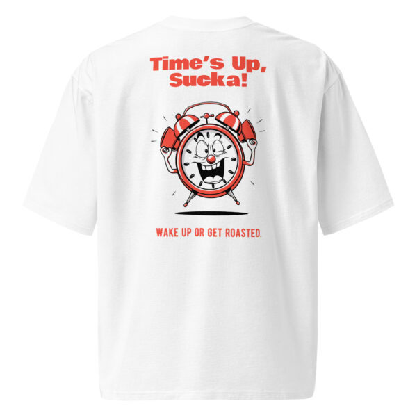 Time’s Up, Sucka!, funny, Oversized heavyweight t-shirt - Image 4
