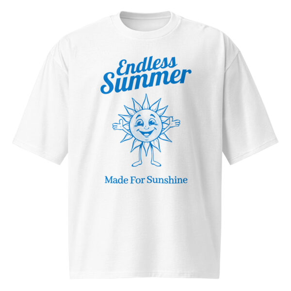 Endless Summer, beach, boat, Oversized heavyweight t-shirt