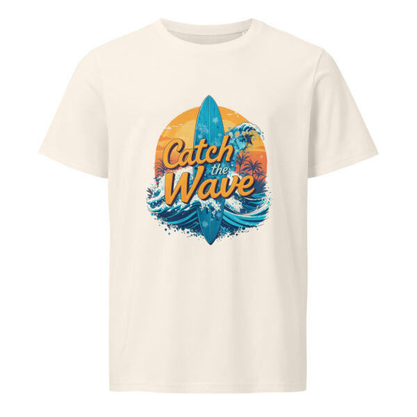 Catch the Wave, beach, summer, Unisex organic mid-light t-shirt