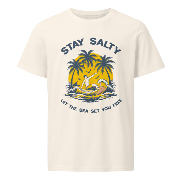 Stay Salty, beach, summer, Unisex organic mid-light t-shirt
