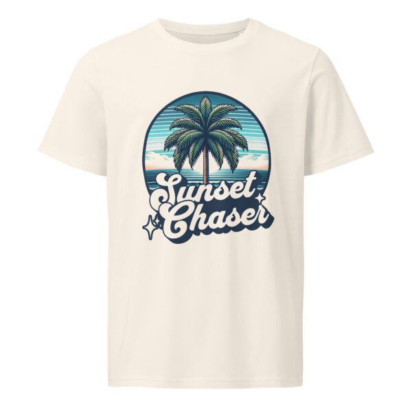 Sunset Chaser, beach, summer, Unisex organic mid-light t-shirt