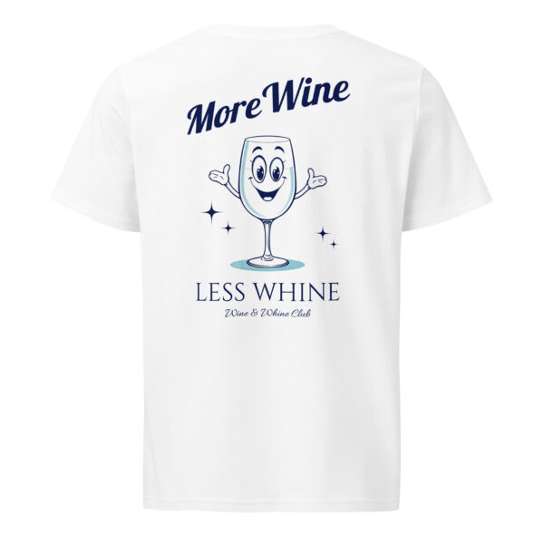 More Wine Less Whine, cocktail, summer, Unisex organic mid-light t-shirt - Image 6