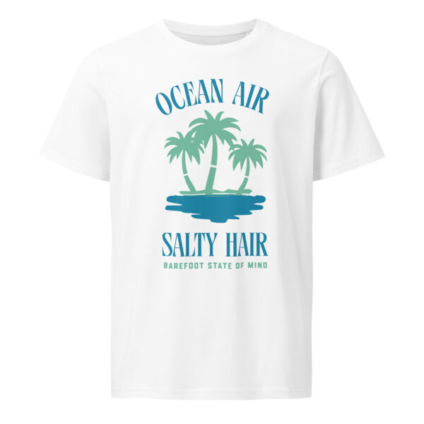 Ocean Air Salty Hair, beach, summer, Unisex organic mid-light t-shirt - Image 5