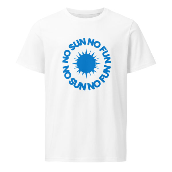 No sun no fun, summer, beach, Unisex organic mid-light t-shirt