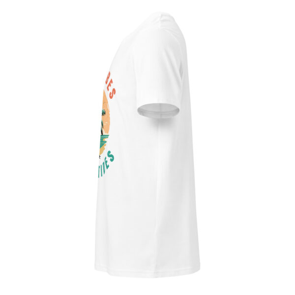 Good Vibes high tides, summer, beach, Unisex organic mid-light t-shirt - Image 7
