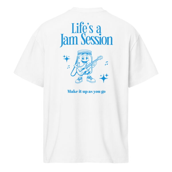Life's a Jam Session, retro, music, Men’s box tee - Image 2