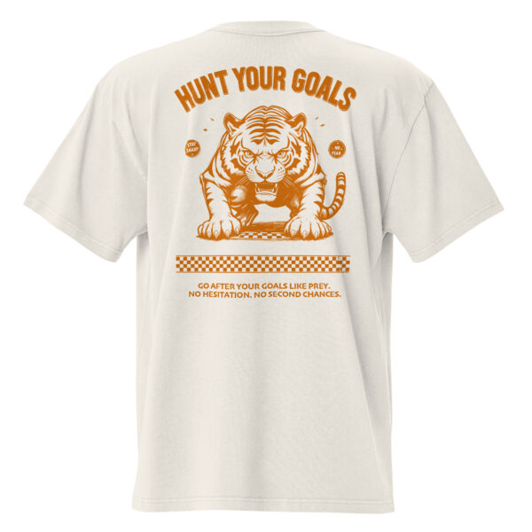 Hunt your Goals, Oversized faded t-shirt - Image 2