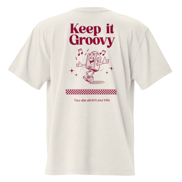 Keep it Groovy, Oversized faded t-shirt - Image 2