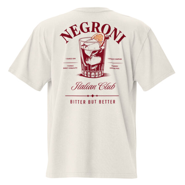 Negroni Italian Club, Oversized faded t-shirt - Image 2