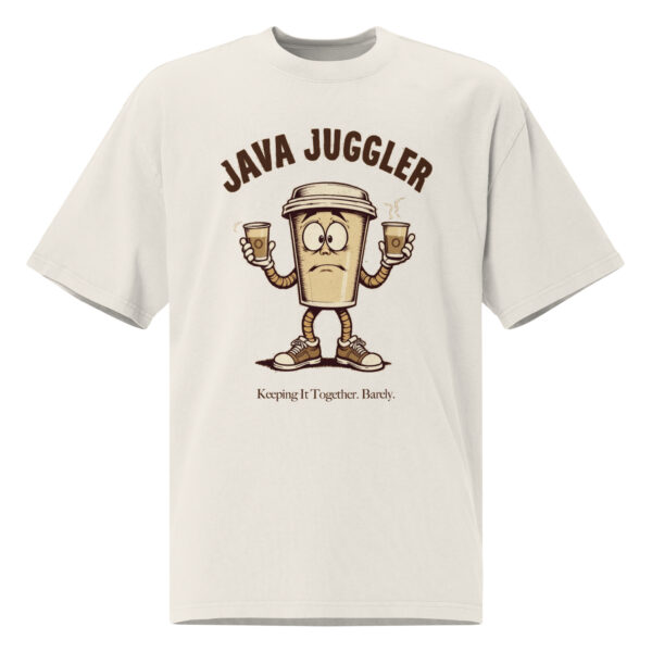 Java Juggler, Oversized faded t-shirt