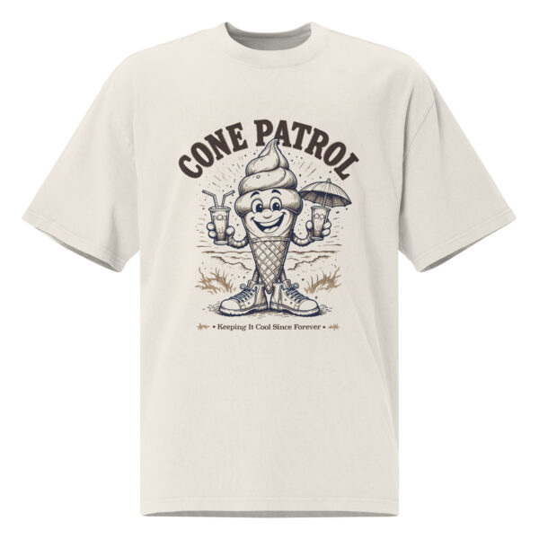 Cone Patrol, Oversized faded t-shirt