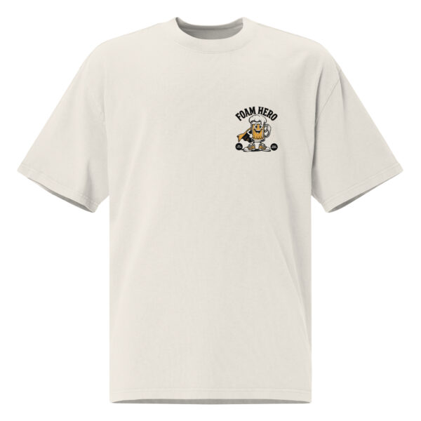 Foam Hero, Oversized faded t-shirt