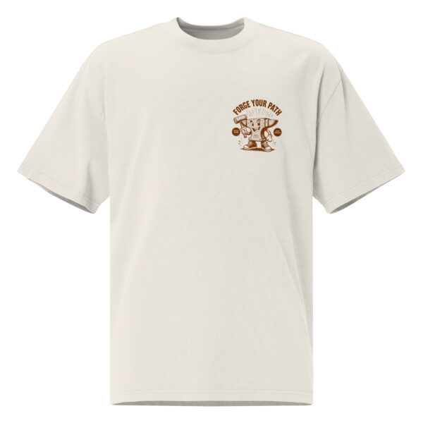 Forge your path, Oversized faded t-shirt