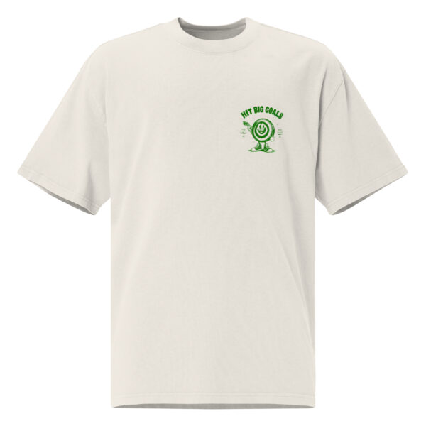 Hit Big Goals, Oversized faded t-shirt