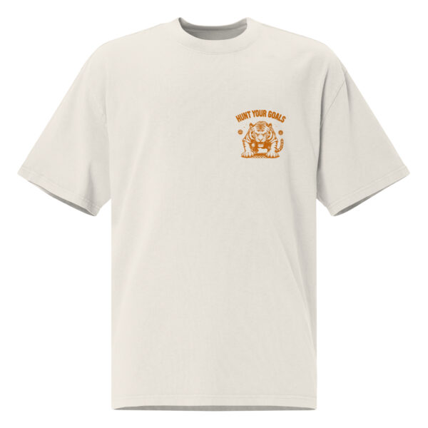 Hunt your Goals, Oversized faded t-shirt