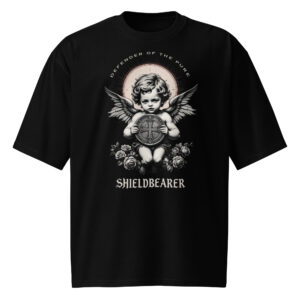 oversized-heavyweight-t-shirt-black-front-688febc23c9dd.jpg SHIELDBEARER, Oversized heavyweight t-shirt