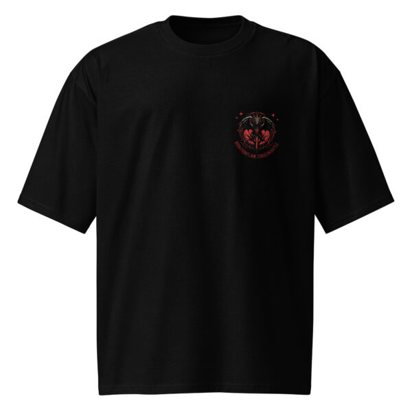 Fire and Steel, gothic, Oversized heavyweight t-shirt