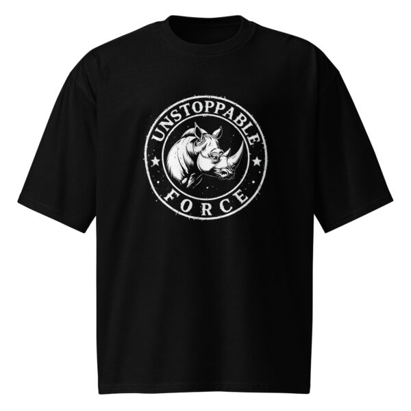 Unstoppable Force, tattoo art, Oversized heavyweight t-shirt