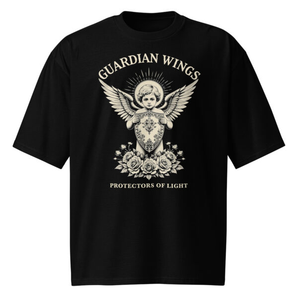 Guardian Wings, tattoo art, Oversized heavyweight t-shirt