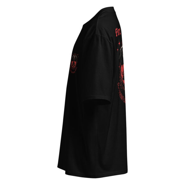 Fire and Steel, gothic, Oversized heavyweight t-shirt - Image 2