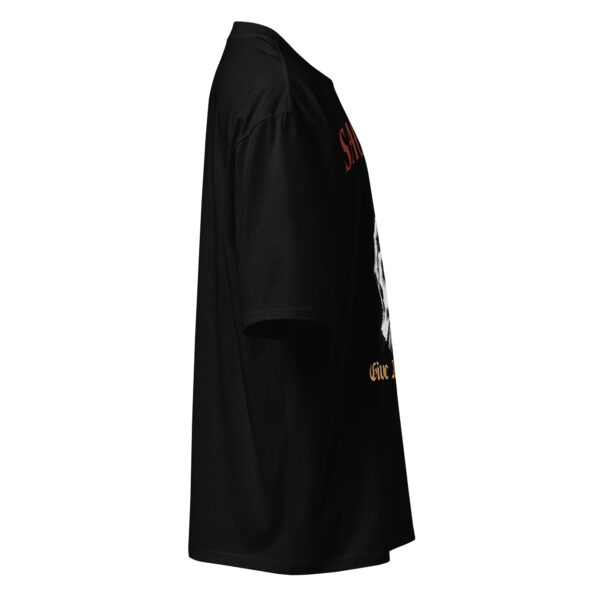 Sacrifice, gothic, medieval, Oversized heavyweight t-shirt - Image 3