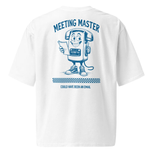 Meeting Master, Oversized heavyweight t-shirt - Image 4