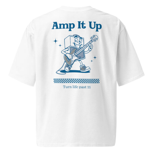 Amp it up. Oversized heavyweight t-shirt - Image 4
