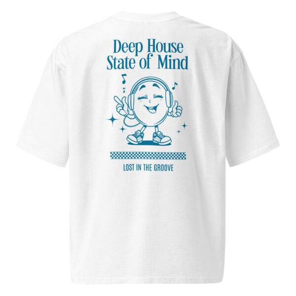 Deep House State of Mind, music, dj, Oversized heavyweight t-shirt - Image 4