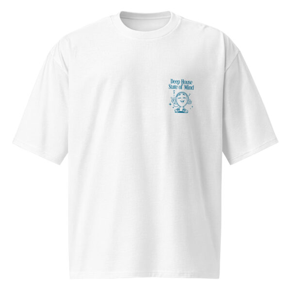 Deep House State of Mind, music, dj, Oversized heavyweight t-shirt