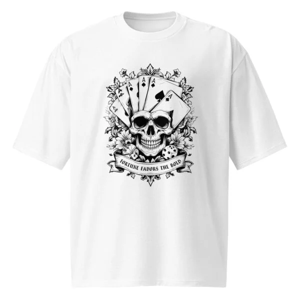 Fortune Favors The Bold, Oversized heavyweight t-shirt