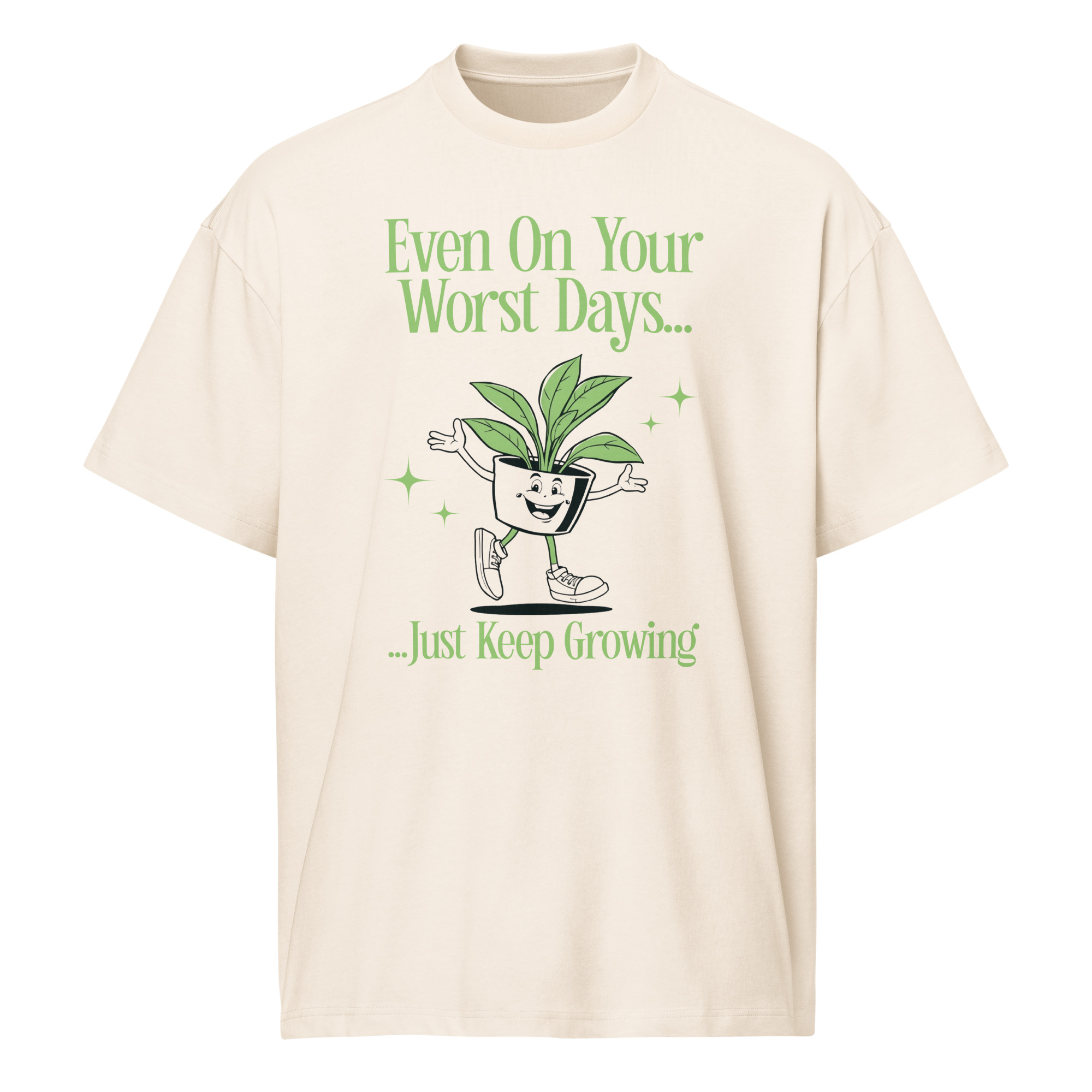 Even on your worst days, Men’s box tee