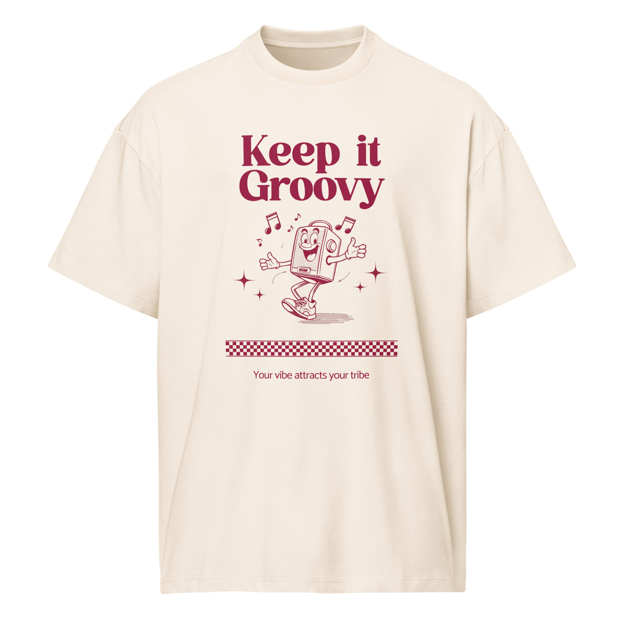 Keep iy Groovy, Men’s box tee