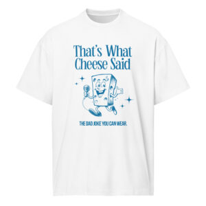 mens-box-tee-white-front-68ccf36d29769.jpg That's what cheese said, funny, retro, Men’s box tee