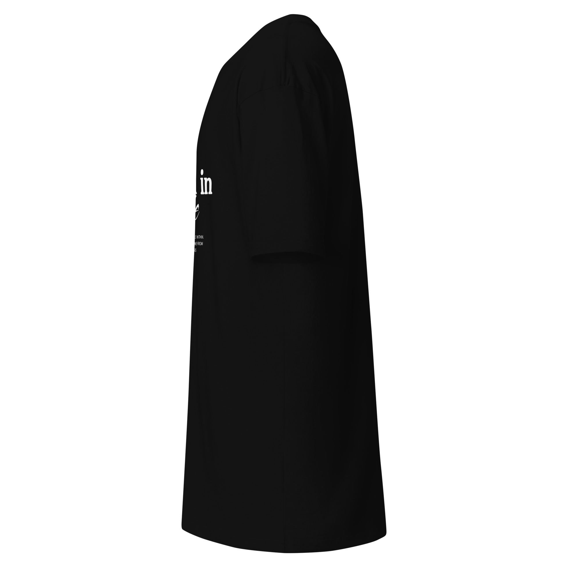 Strength in struggle, typo, inspiration, Men’s premium heavyweight tee - Image 2