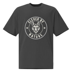 oversized-faded-t-shirt-faded-black-front-68c2832a26f4c.jpg Clever by Nature, logo, inspiration, Oversized faded t-shirt