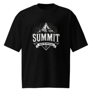 Summit, inspiration, Oversized heavyweight t-shirt