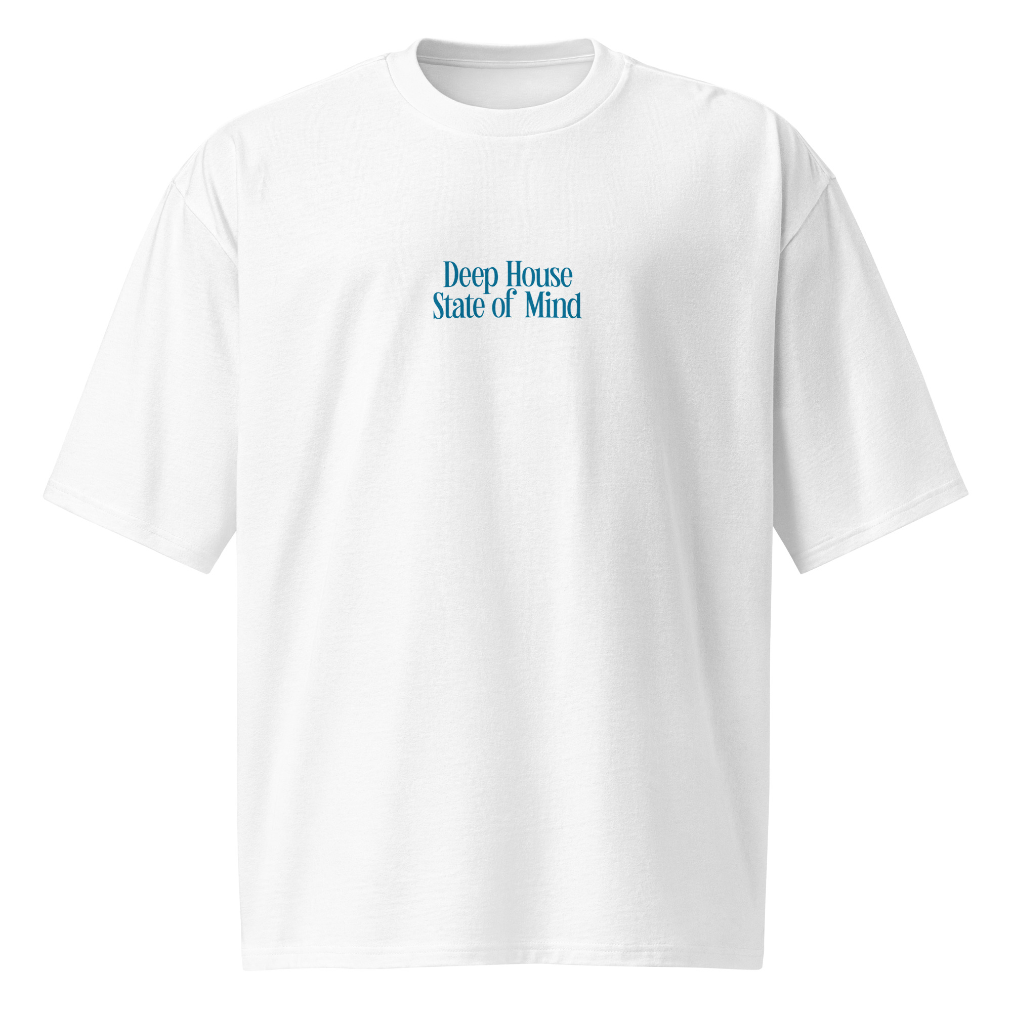 Deep House State of Mind, music, dj, Oversized heavyweight t-shirt